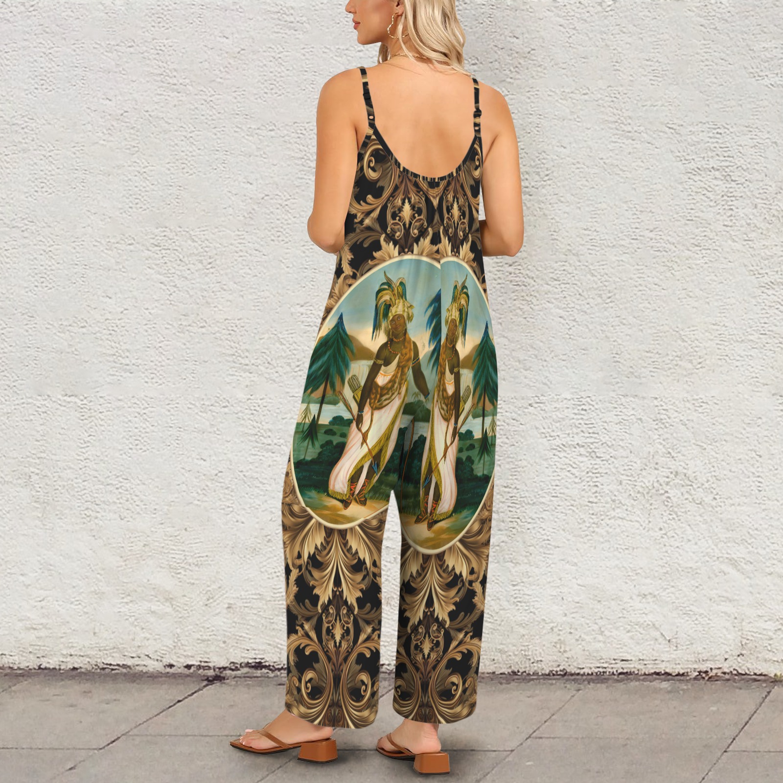 America Exclusive Wide Leg Jumpsuit
