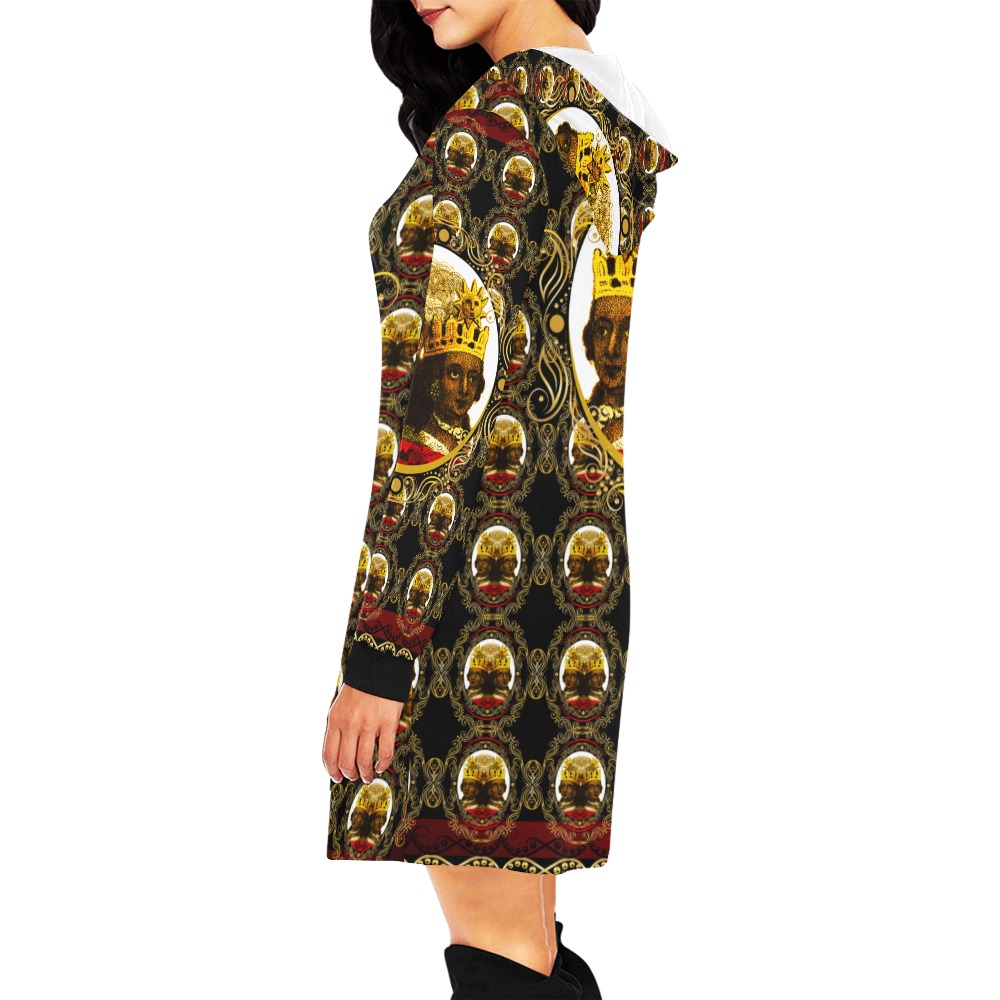 America Royalty Hoodie Mini Dress