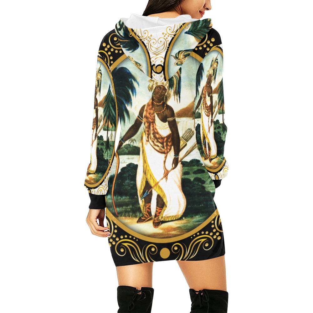 America Exclusive Hoodie Mini Dress