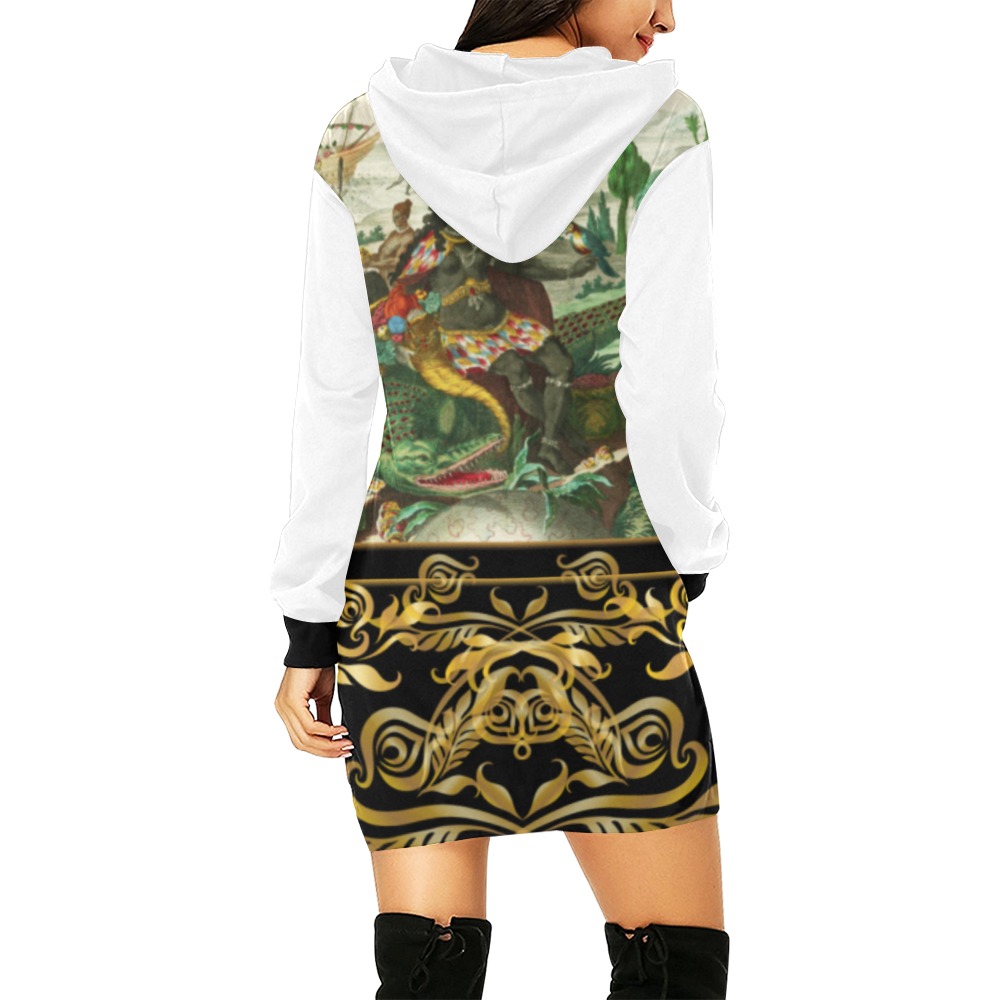 America Exclusive Hoodie Mini Dress