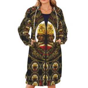 America Exclusive Coat Long Hooded Coat