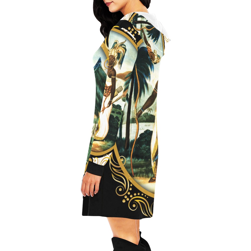 America Exclusive Hoodie Mini Dress