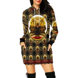 America Royalty Hoodie Mini Dress