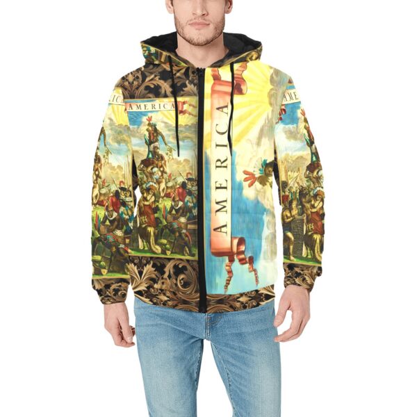 America Exclusive Padded Hooded Jacket