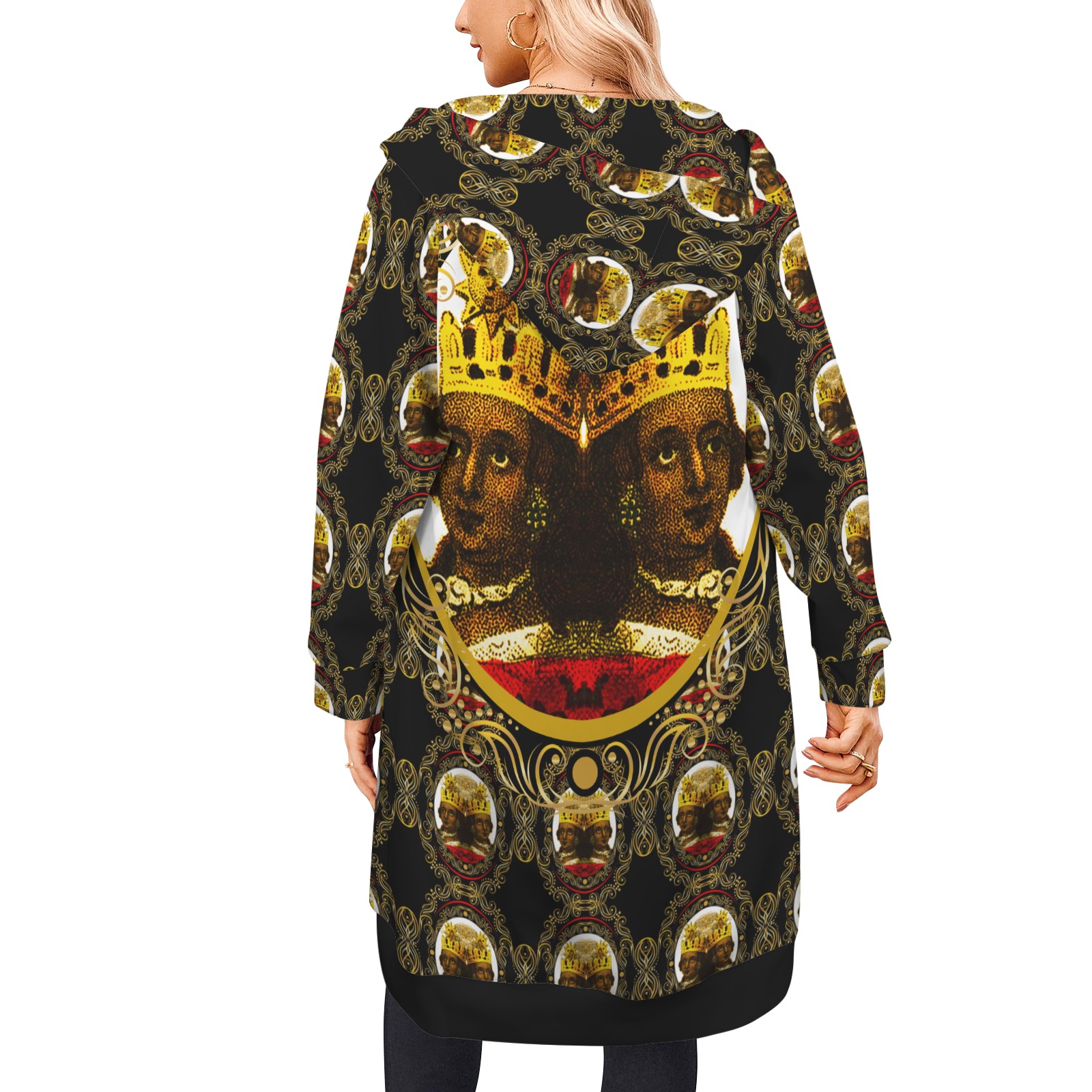 America Exclusive Long Hooded Coat