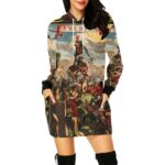 America Exclusive Hoodie Mini Dress