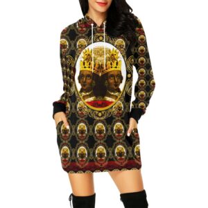 America Royalty Hoodie Mini Dress