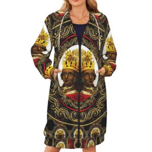 America Exclusive Long Hooded Coat