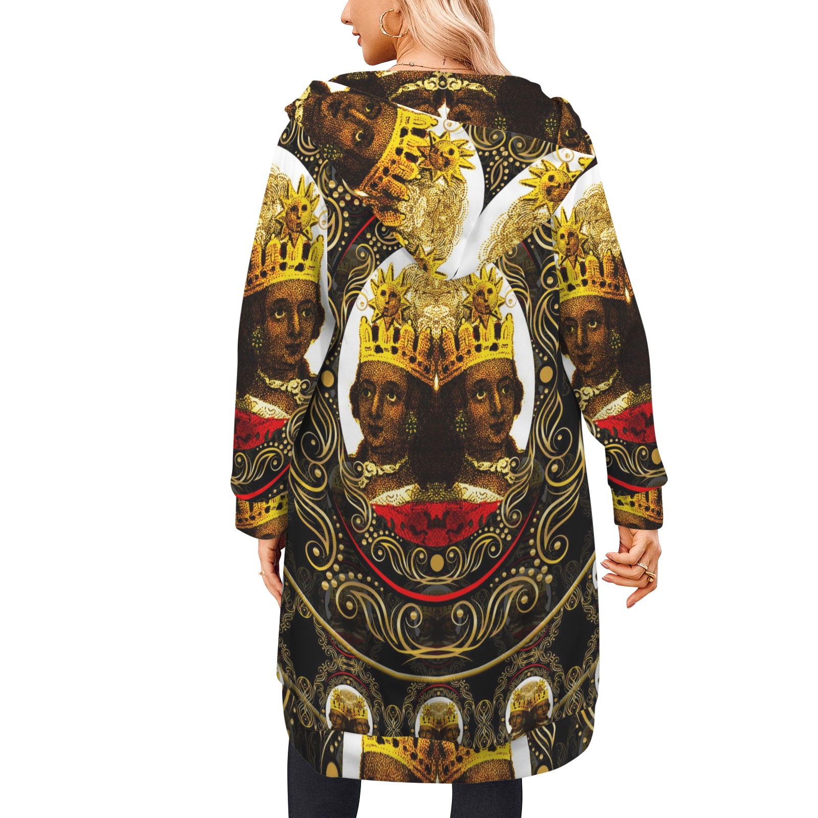 America Exclusive Long Hooded Coat