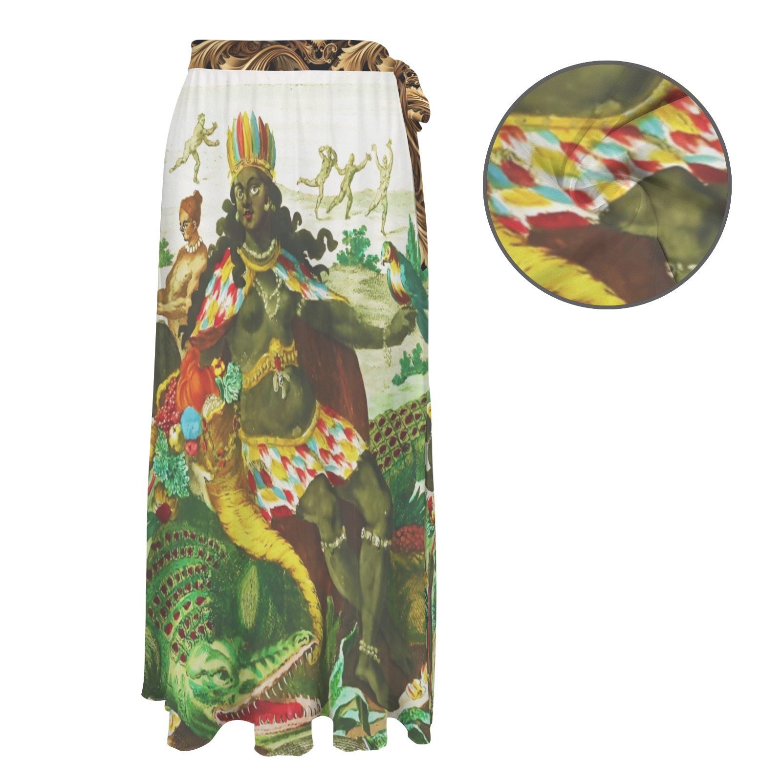 America Exclusive Long Knot Side Cover Up