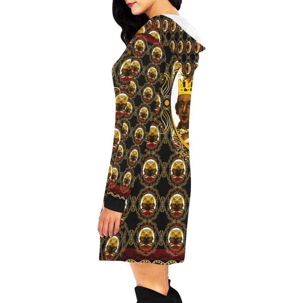 America Royalty Hoodie Mini Dress
