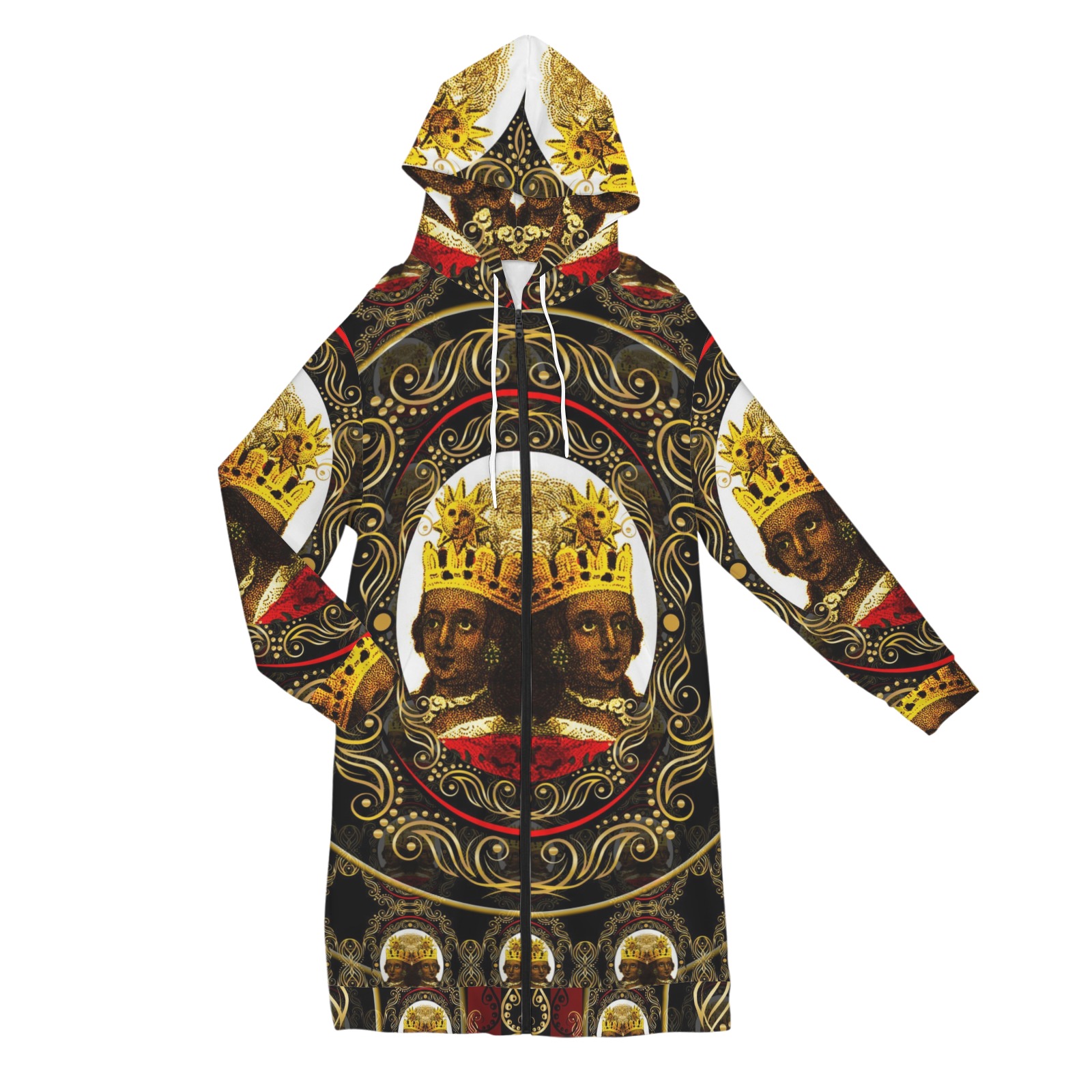 America Exclusive Long Hooded Coat