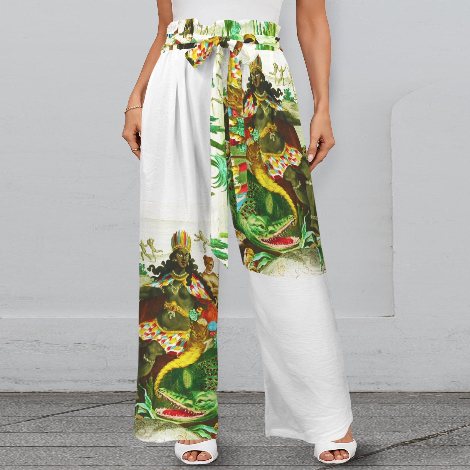 America Exclusive Wide Leg Pants with Pockets