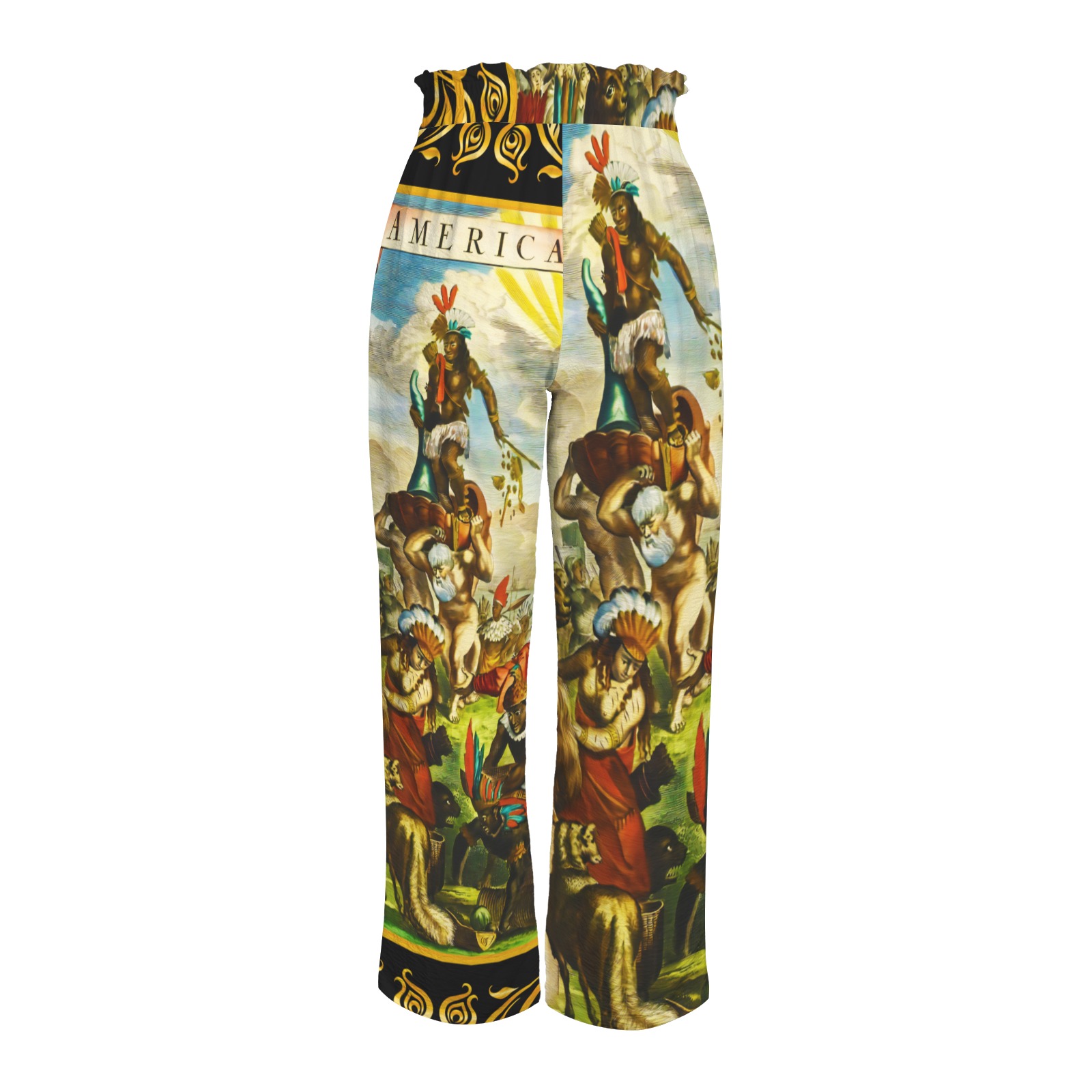 America Exclusive Wide Leg Pants with Pockets