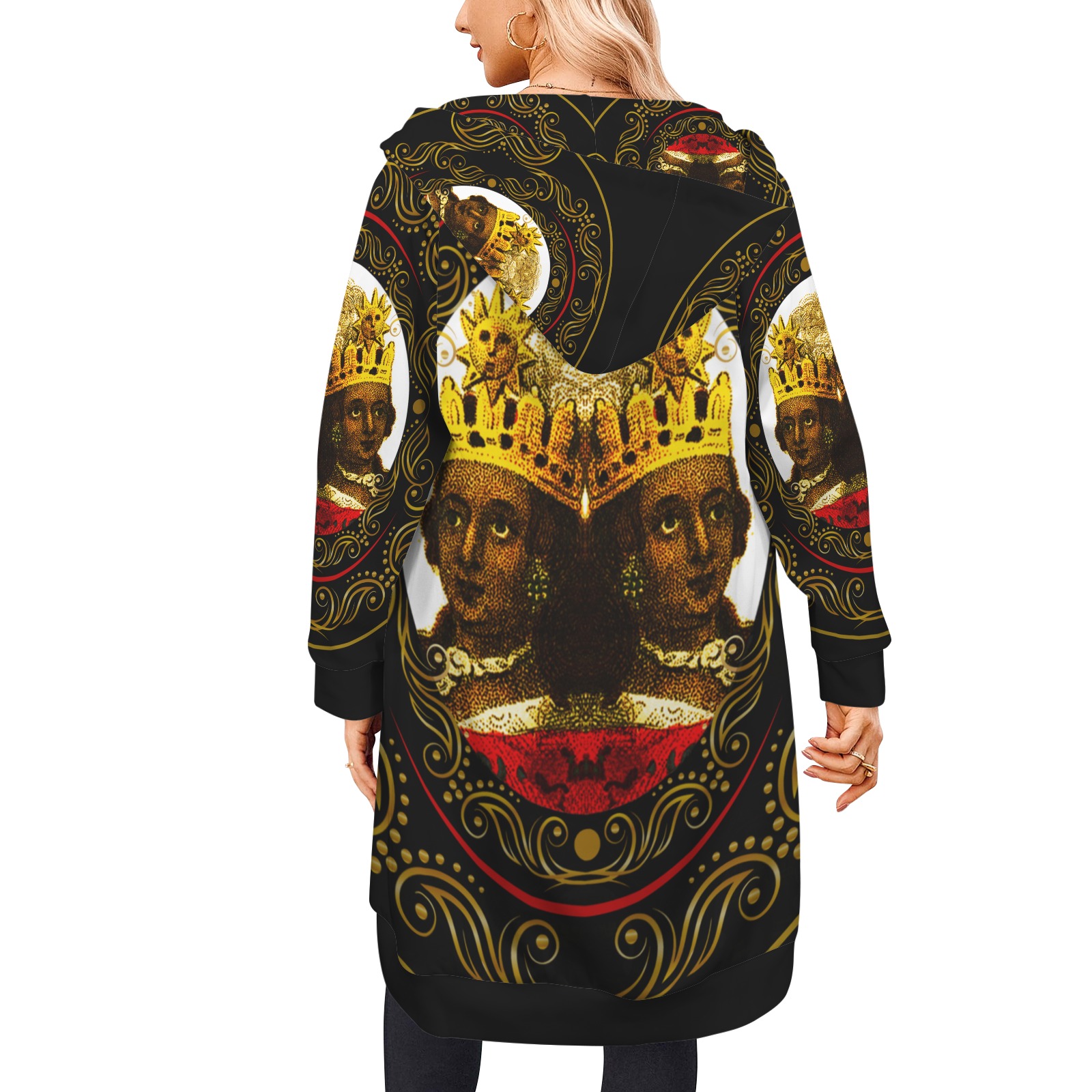 America Exclusive Long Hooded Coat