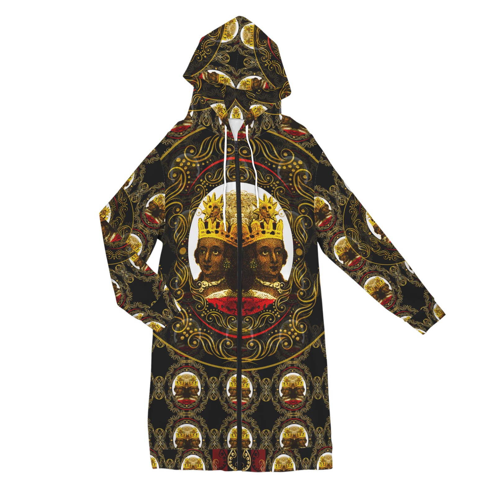 America Exclusive Coat Long Hooded Coat