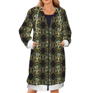 America Exclusive Long Hooded  Coat